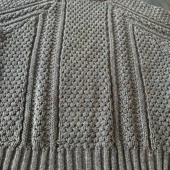 Chunky Knit Crewneck Sweater - Brown - Picture 10 of 13